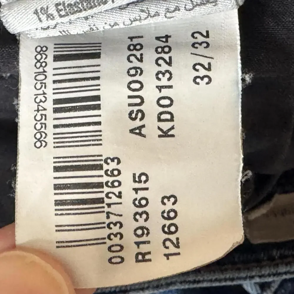 Mavi Matt Jeans Mens 32x32 Blue Relaxed Straight Stretch Denim Medium Wash - Picture 10 of 10